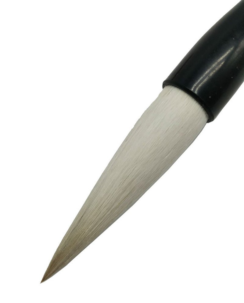 Easyou Hu Chinese Brush for Calligraphy(Running Script) and Sumi Drawing(Flower, Peony) Jianhao(Goat Hair Mixed with Little Wolf) 3pcs/pack(Size:Larger+Medium+Small) jjtb - Image 5